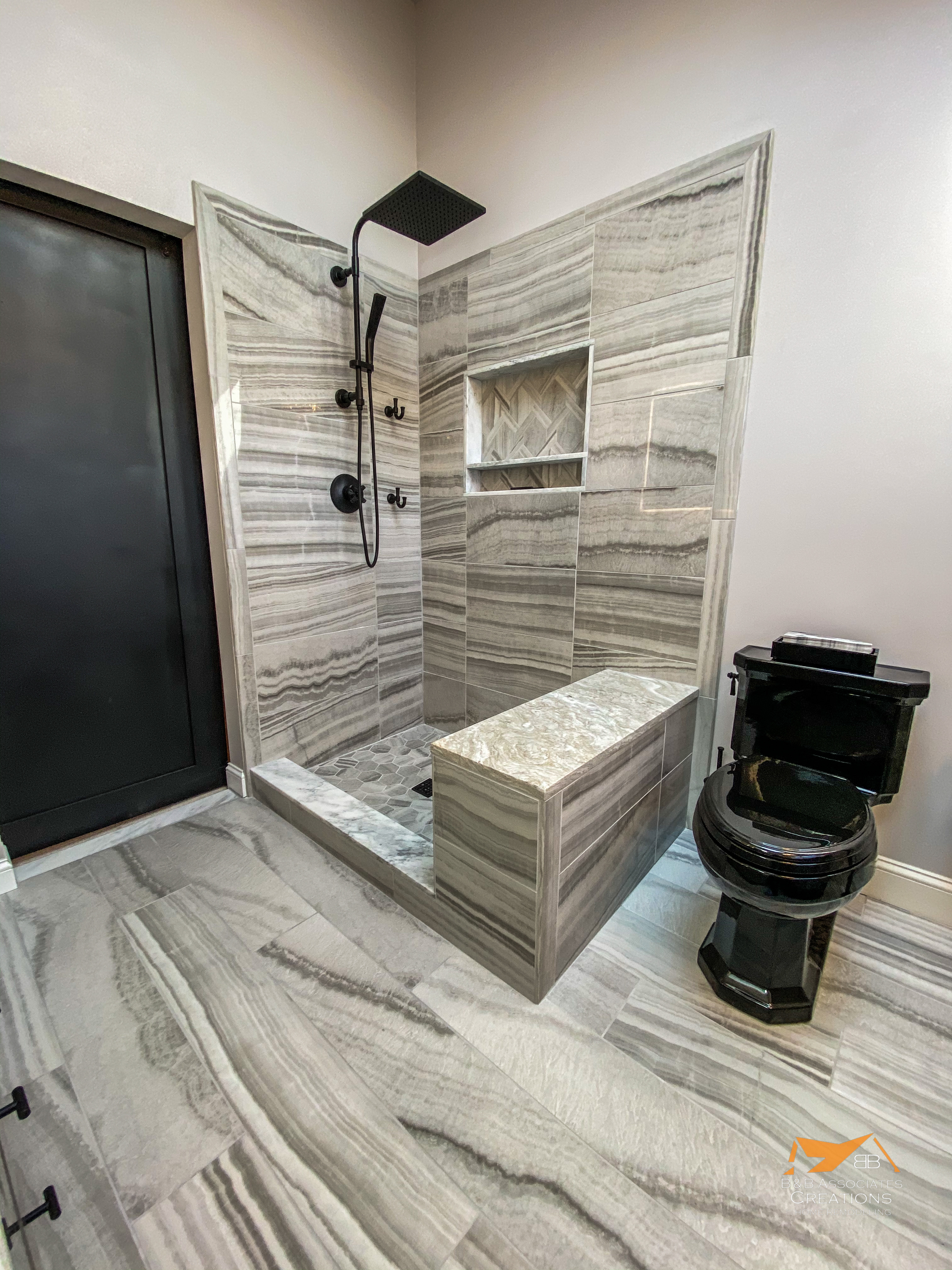 Contemporary bathroom remodel in Gladwyne by B&B Associates Creations — photo 5